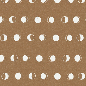 moon phase fabric - chipmunk sfx1044 - moon fabric, nursery fabric, baby fabric, boho fabric, witch fabric, muted fabric, earth toned fabric, muted colors