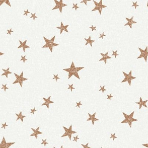 stars fabric - pecan -  sfx1336 - star fabric, nursery fabric, baby fabric, simple fabric, minimal fabric, baby design