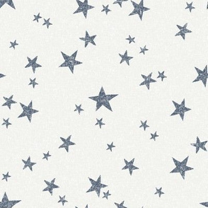stars fabric - indigo - sfx3928 - star fabric, nursery fabric, baby fabric, simple fabric, minimal fabric, baby design