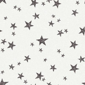 stars fabric - coffee - sfx1111 - star fabric, nursery fabric, baby fabric, simple fabric, minimal fabric, baby design