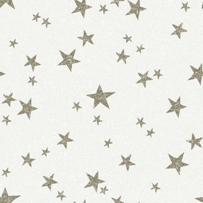 stars fabric - aloe - sfx0620 - star fabric, nursery fabric, baby fabric, simple fabric, minimal fabric, baby design