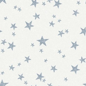stars fabric - denim - sfx4013 - star fabric, nursery fabric, baby fabric, simple fabric, minimal fabric, baby design