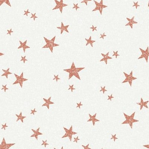 stars fabric - apricot - sfx1436 - star fabric, nursery fabric, baby fabric, simple fabric, minimal fabric, baby design