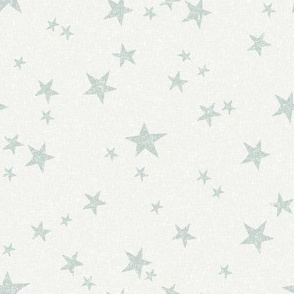 stars fabric - milky green - sfx6205 - star fabric, nursery fabric, baby fabric, simple fabric, minimal fabric, baby design