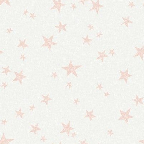 stars fabric - blush - sfx1404 - star fabric, nursery fabric, baby fabric, simple fabric, minimal fabric, baby design