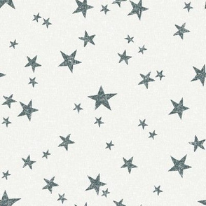 stars fabric - spruce - sfx5914 - star fabric, nursery fabric, baby fabric, simple fabric, minimal fabric, baby design