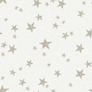 stars fabric - eucalyptus - sfx0513 - star fabric, nursery fabric, baby fabric, simple fabric, minimal fabric, baby design