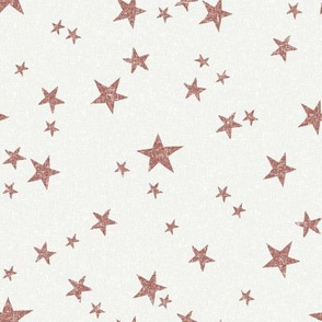 stars fabric - redwood - sfx1443 - star fabric, nursery fabric, baby fabric, simple fabric, minimal fabric, baby design