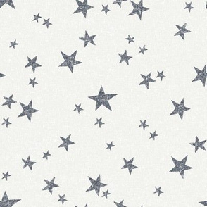 stars fabric - night - sfx3919 - star fabric, nursery fabric, baby fabric, simple fabric, minimal fabric, baby design