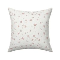 stars fabric - rose - sfx1512 - star fabric, nursery fabric, baby fabric, simple fabric, minimal fabric, baby design