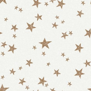 stars fabric - chipmunk - sfx1044 - star fabric, nursery fabric, baby fabric, simple fabric, minimal fabric, baby design