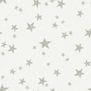stars fabric - sage - sfx0110 - star fabric, nursery fabric, baby fabric, simple fabric, minimal fabric, baby design