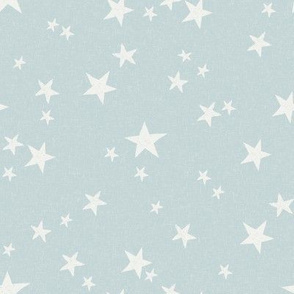nursery stars fabric - mist sfx4405 - star fabric, stars fabric, kids fabric, bedding fabric, nursery fabric - terracotta trend
