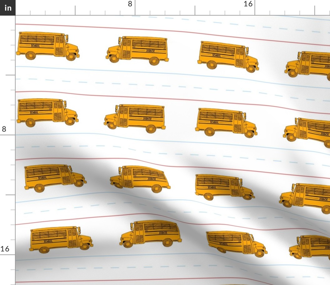Bus School Stripes