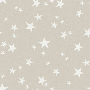 nursery stars fabric - oat sfx5304 - star fabric, stars fabric, kids fabric, bedding fabric, nursery fabric - terracotta trend
