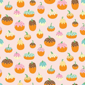 Donut you love my pumpkins? on Pink
