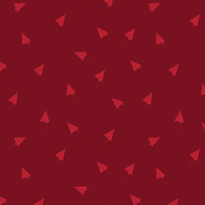 flying aeroplane red pattern