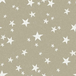 nursery stars fabric - eucalyptus sfx0513 - star fabric, stars fabric, kids fabric, bedding fabric, nursery fabric - terracotta trend