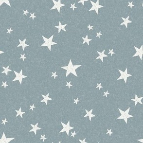 nursery stars fabric - slate sfx4408 - star fabric, stars fabric, kids fabric, bedding fabric, nursery fabric - terracotta trend