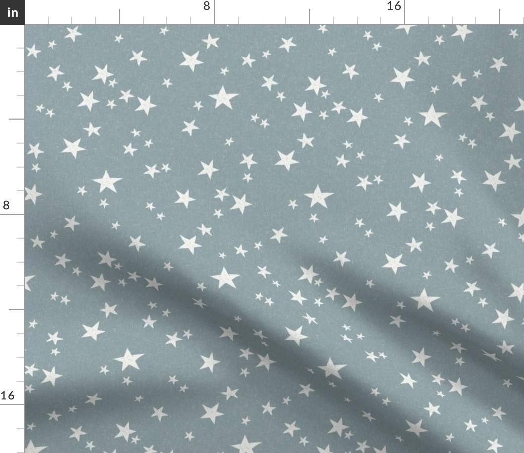 nursery stars fabric - slate sfx4408 - star fabric, stars fabric, kids fabric, bedding fabric, nursery fabric - terracotta trend