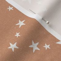 nursery stars fabric - sandstone sfx1328 - star fabric, stars fabric, kids fabric, bedding fabric, nursery fabric - terracotta trend