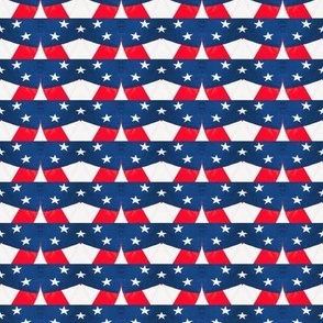 Patriotic Bunting Red White and Blue Stars