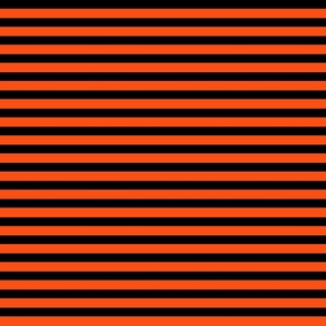 Orange and Black Halloween Horizontal Stripes