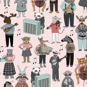 Musical Animal Alphabet - Pink