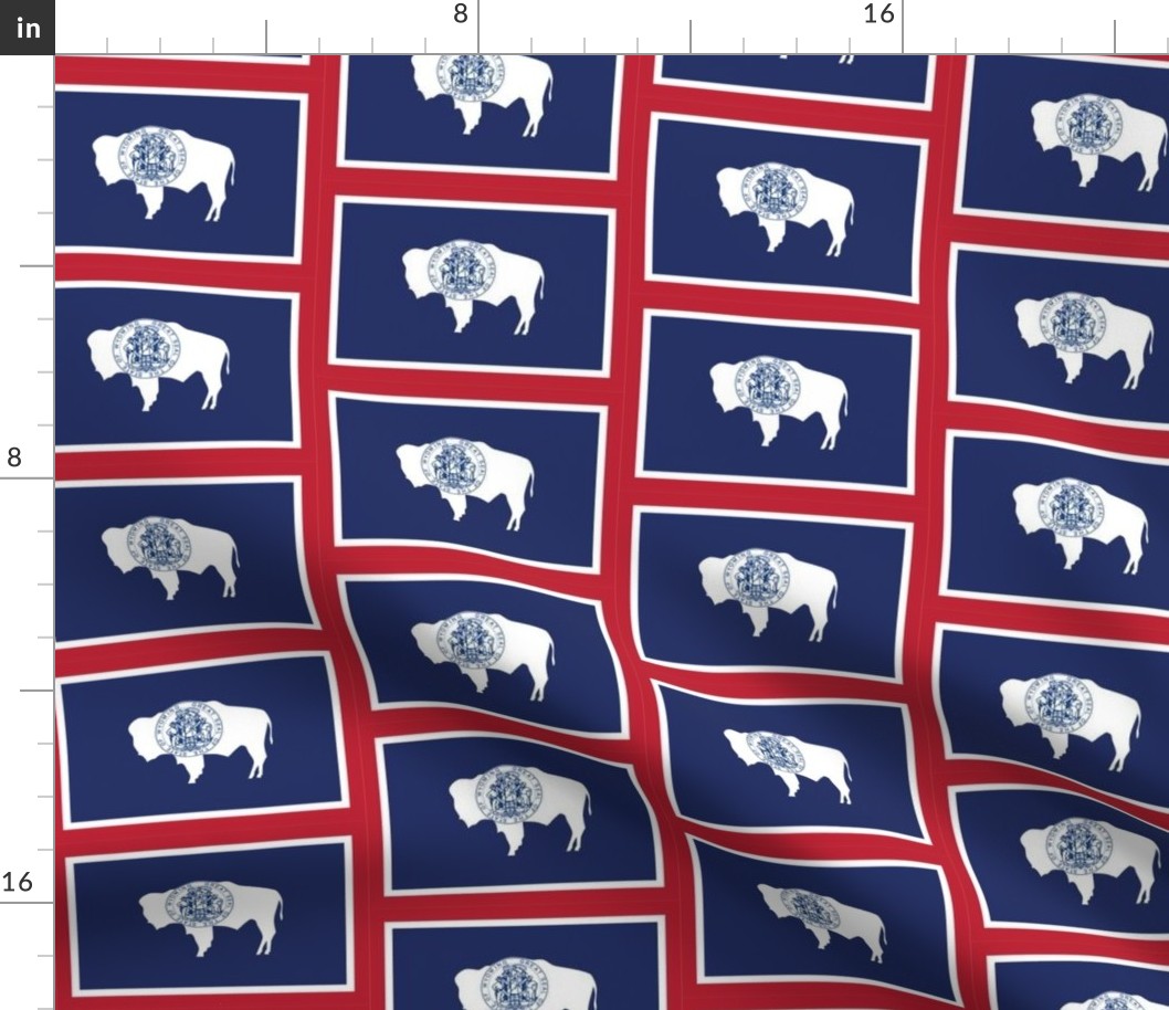 Wyoming State Flag Pattern