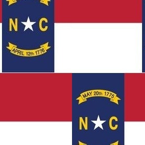 North Carolina State Flag Pattern