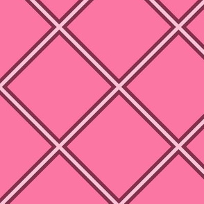 Pink Squares Plaid