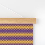 Small Scale Diamond Stripes in Purple Gold