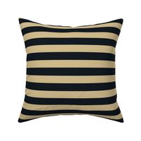 Horizontal Stripes in Gold and Black