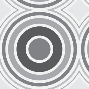 Retro Bullseye-Neutral Greys Palette
