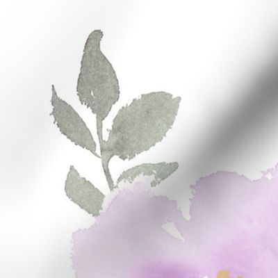Dreamy Pastel  Floral // Lilac