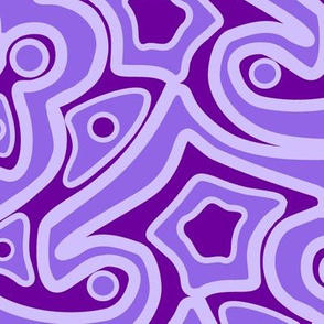 Islands in Psychedelic Purple