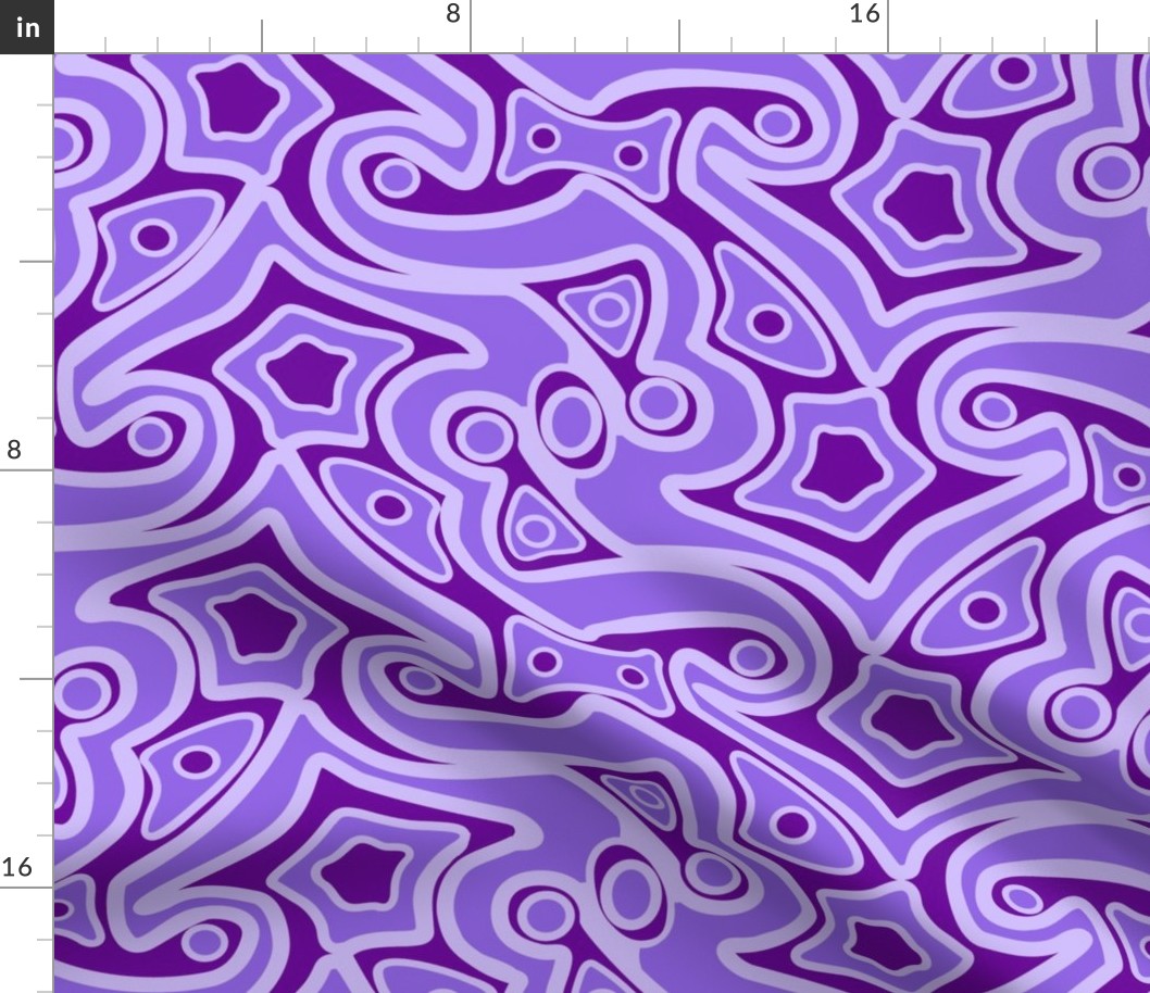 Islands in Psychedelic Purple