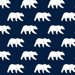 (med scale) bear on navy || the bear creek collection  C19BS