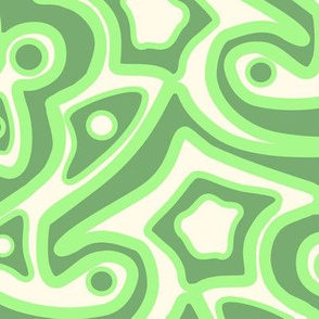 Islands in Psychedelic Greens