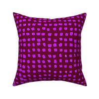 Dots Fuchsia amd Purple Madder