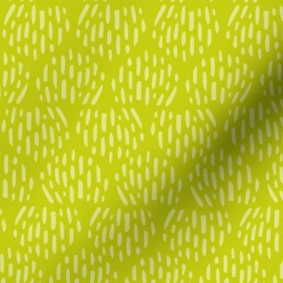 Apple Green Scandi Half Moon Texture Fat Eighth // Bright + Playful Color with Geometric Nature Motifs // Modern Quilting Collection // Small Scale // ZirkusDesign