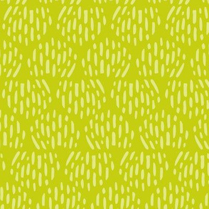 Apple Green Scandi Half Moon Texture Fat Eighth // Bright + Playful Color with Geometric Nature Motifs // Modern Quilting Collection // Small Scale // ZirkusDesign