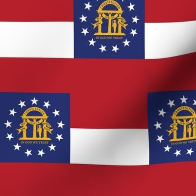 Georgia State Flag Pattern