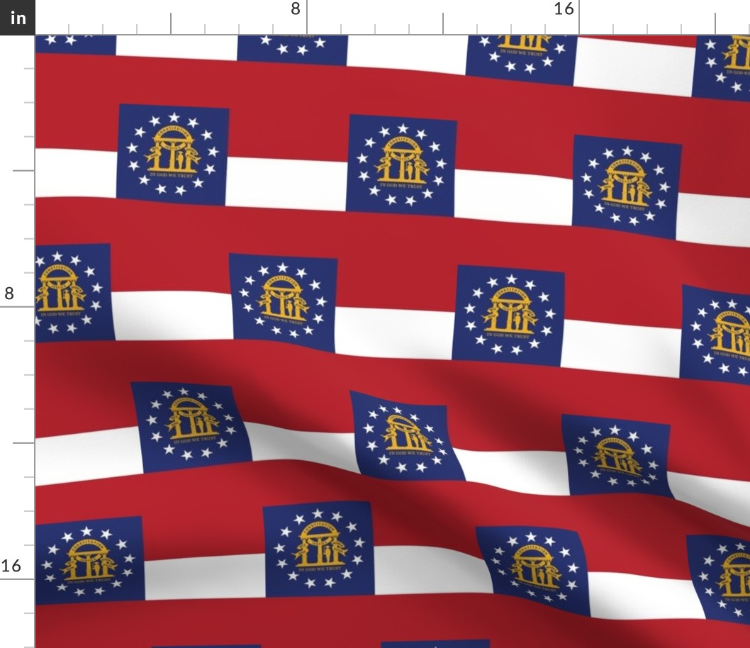 Georgia State Flag Pattern