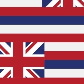 Hawaii State Flag Pattern