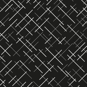 Striped pattern in black and white