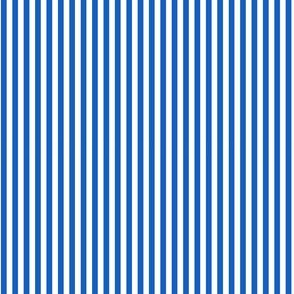 thin regular vertical stripes denim blue and white