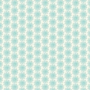 Ditsy Teal Floral