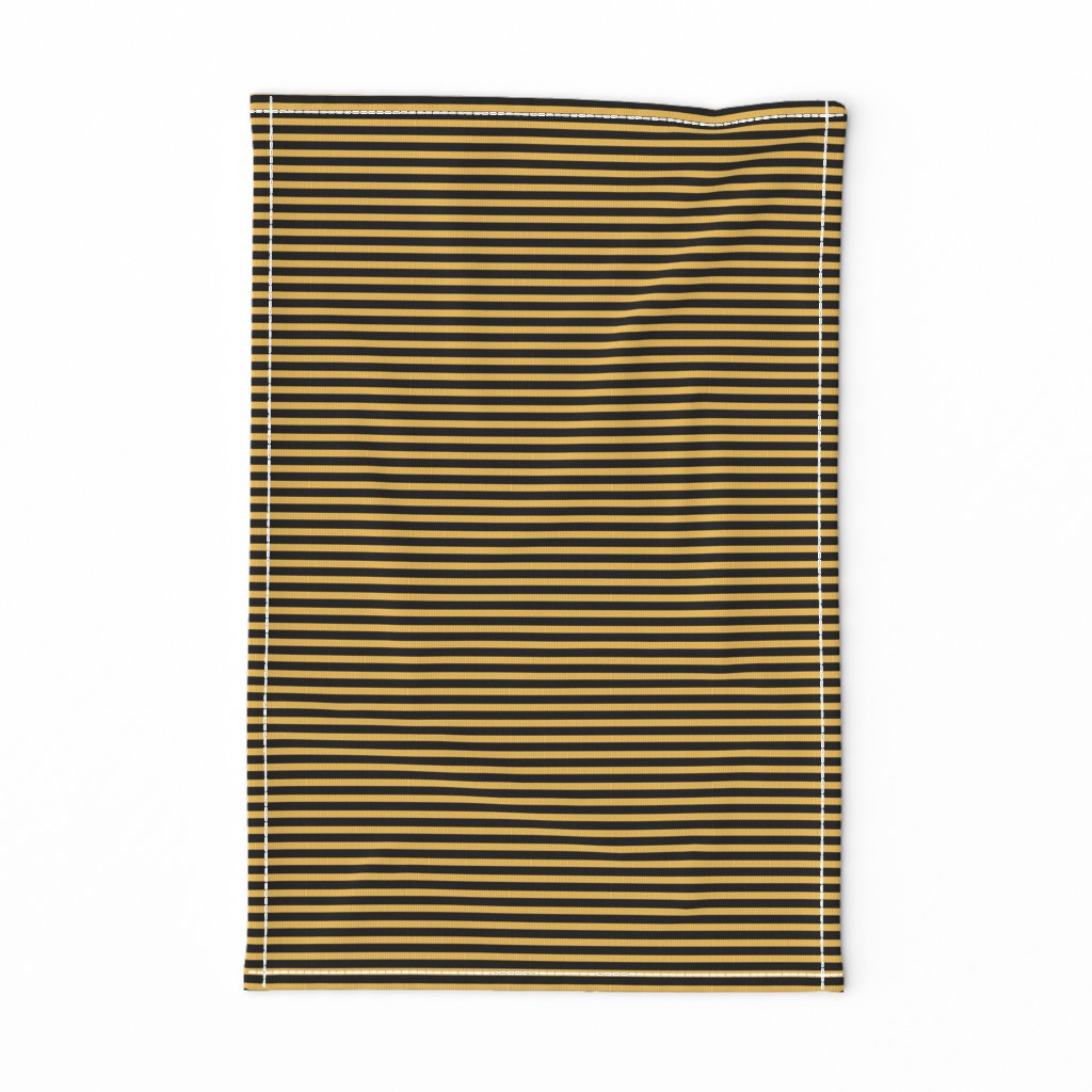 Save the Honey Bees  -Black and Yellow Horizontal Stripe  