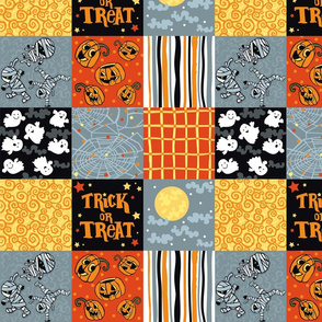 Halloween Cheater Quilt